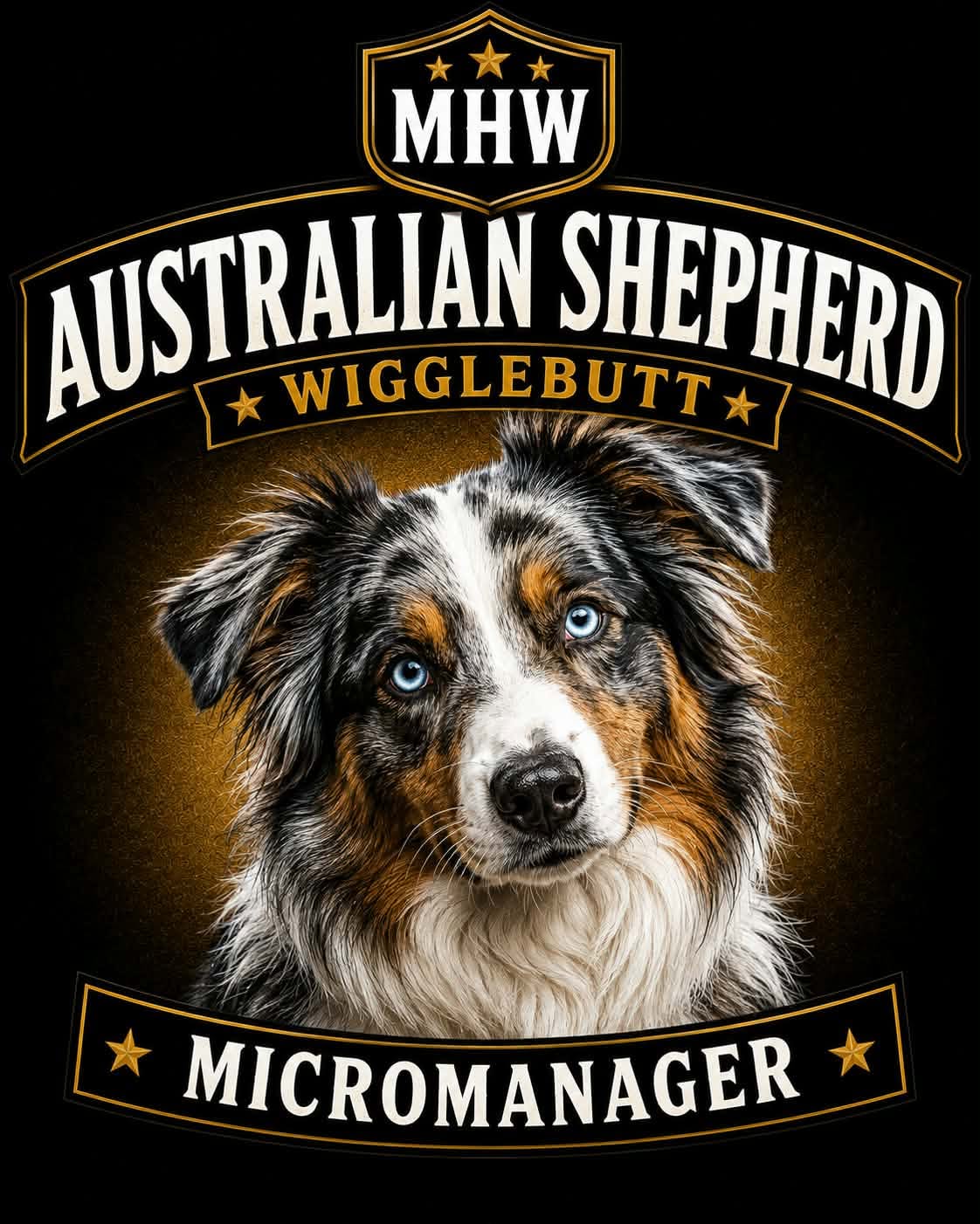 Australian Shepherd Wigglebutt