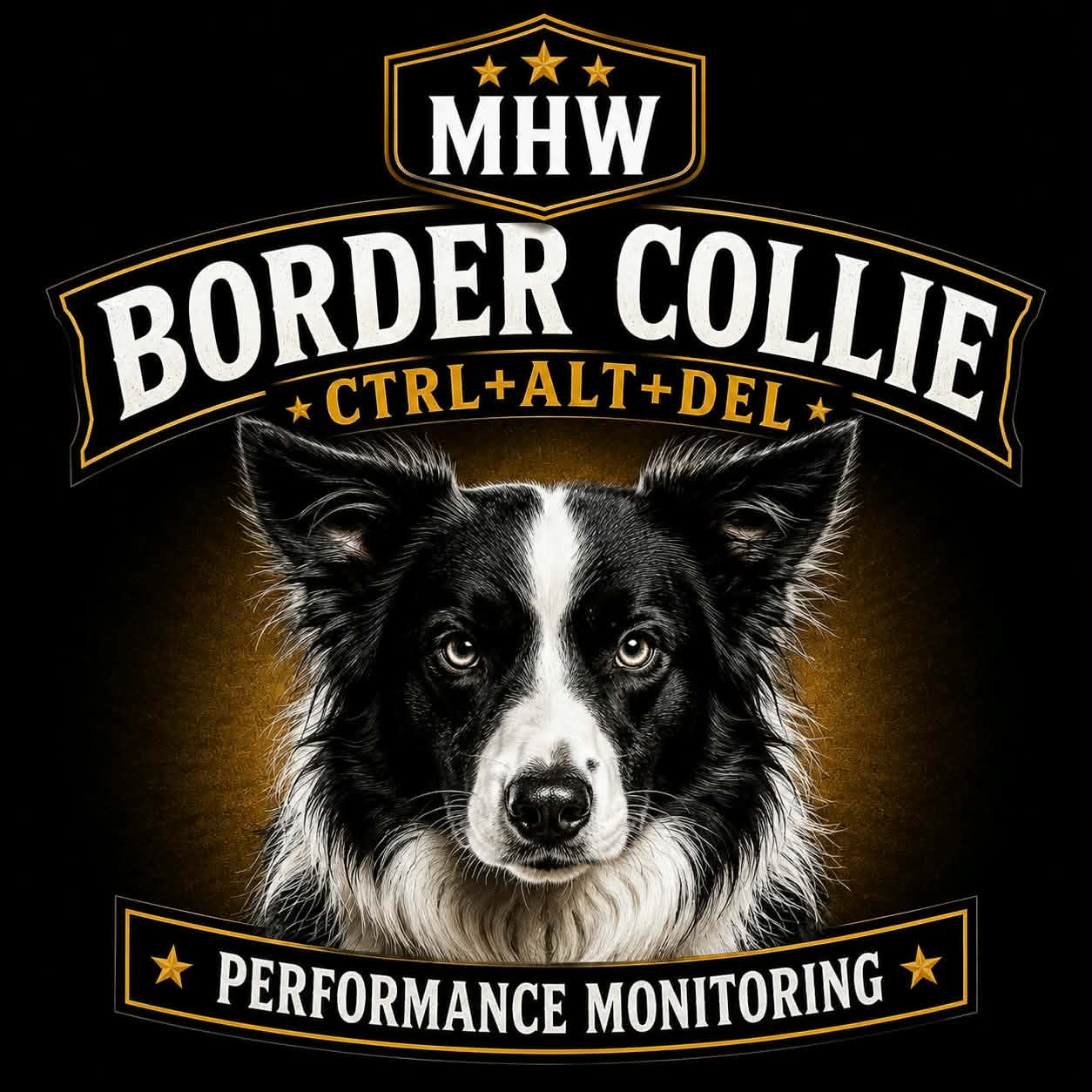 Border Collie CTRL+ALT+DEL