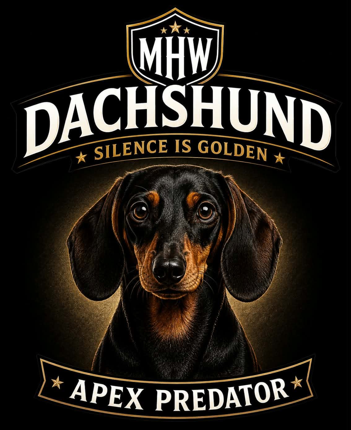 Dachshund Silence Is Golden